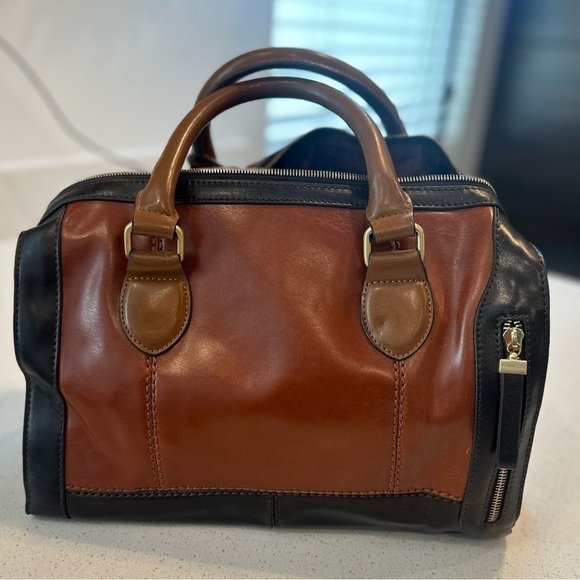 Vintage Genuine Black and Brown Giorgio Fiorelli Leather Purse/Bag - Picture 4 of 12